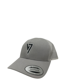 Grey & White Signature Cap