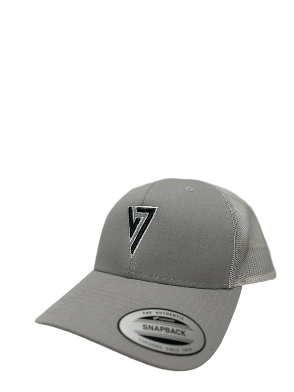 Grey & White Signature Cap