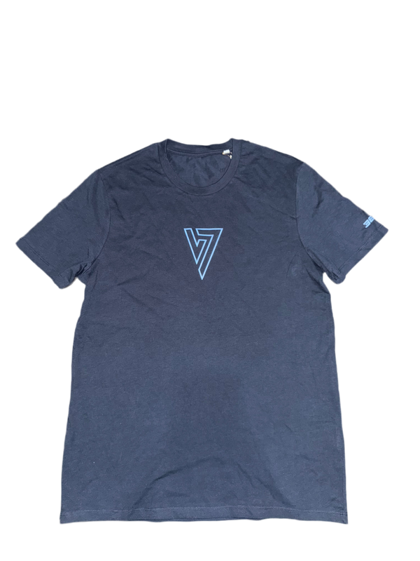 Navy & Electric Blue luxury tee