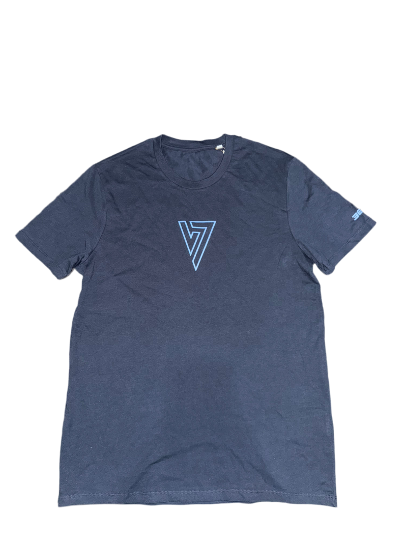 Navy & Electric Blue luxury tee