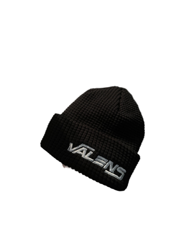 Black & White Script Logo Beanie
