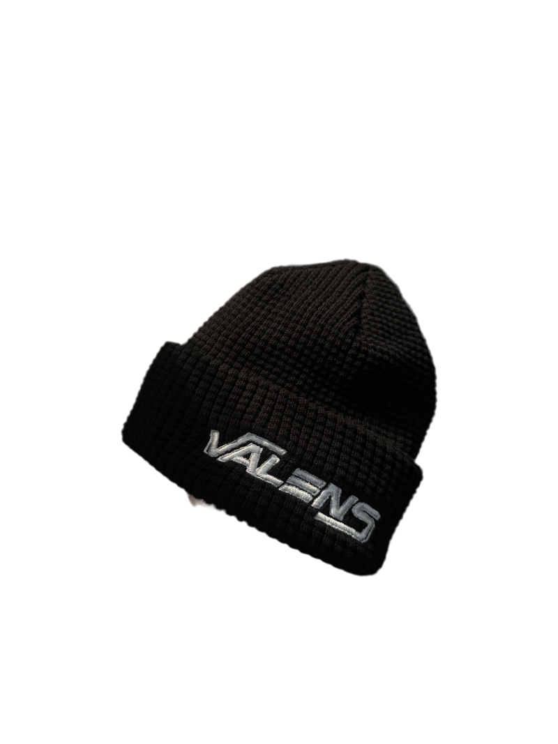 Black & White Script Logo Beanie