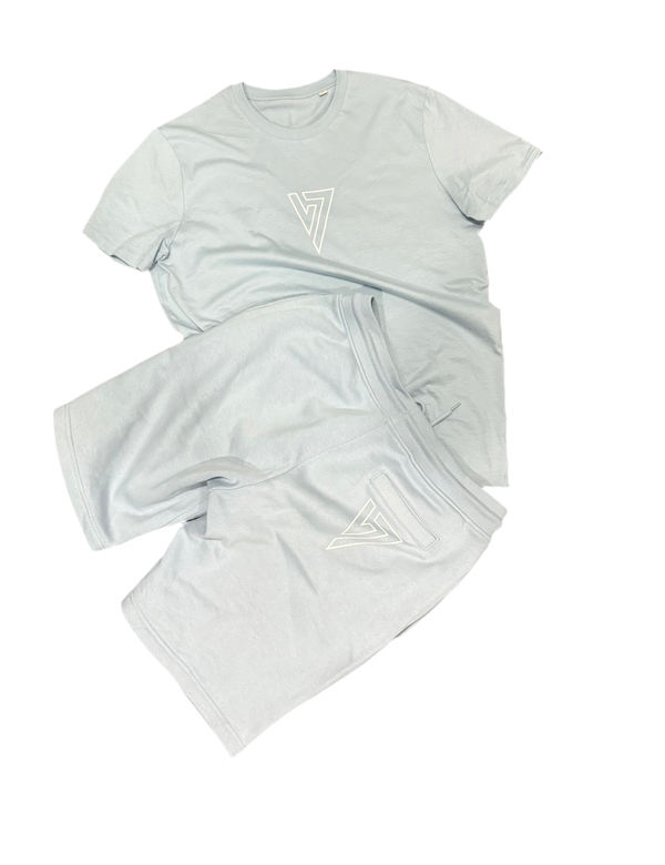 Sky Blue & White Co Ord