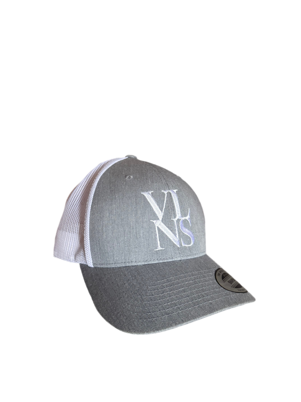 Grey & White Boxlogo Cap