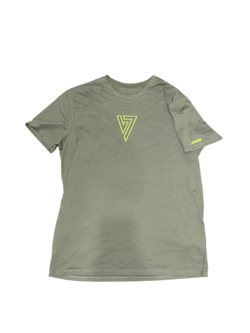 Khaki & Neon luxury Tee