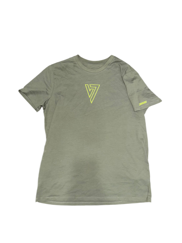 Khaki & Neon luxury Tee