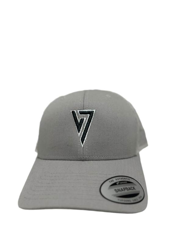 Grey & White Signature Cap