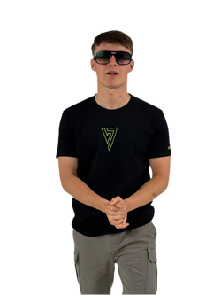 Black & Neon Signature Tee