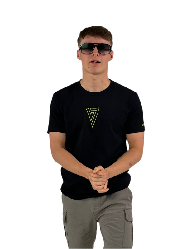 Black & Neon Signature Tee