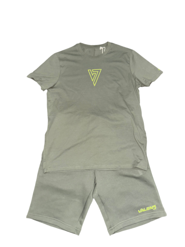 Khaki & Neon Co-Ord