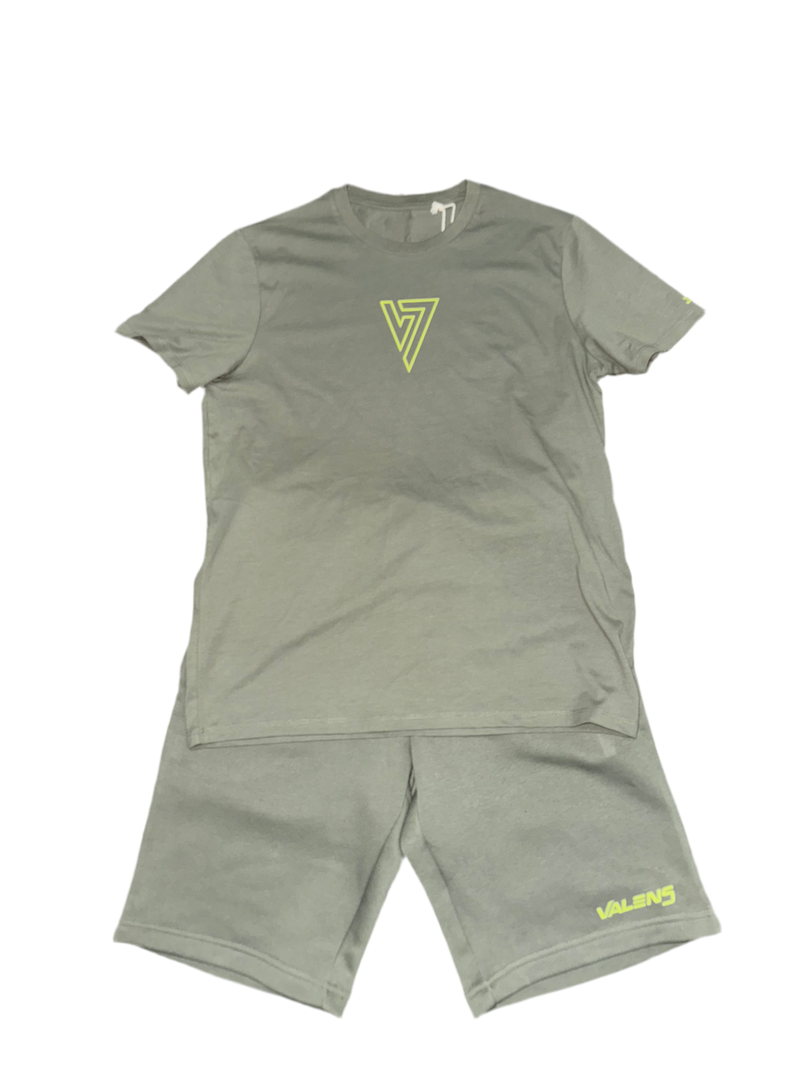 Khaki & Neon Co-Ord