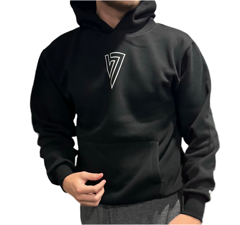 Black & White Relaxed Fit Hoodie
