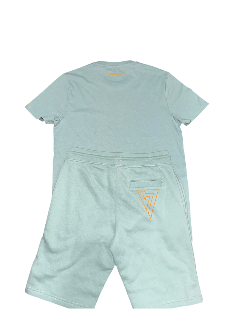 Turquoise & Orange Co-Ord