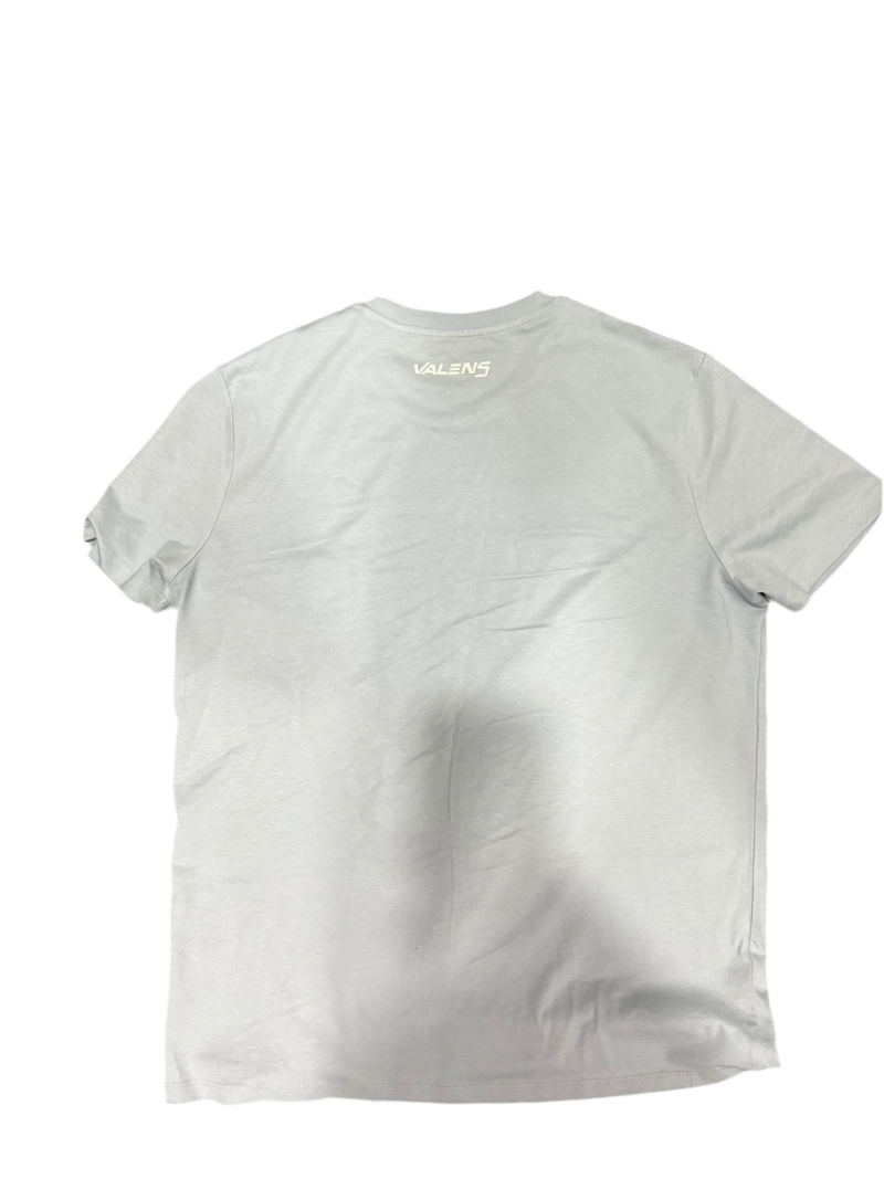Sky Blue & White luxury Tee