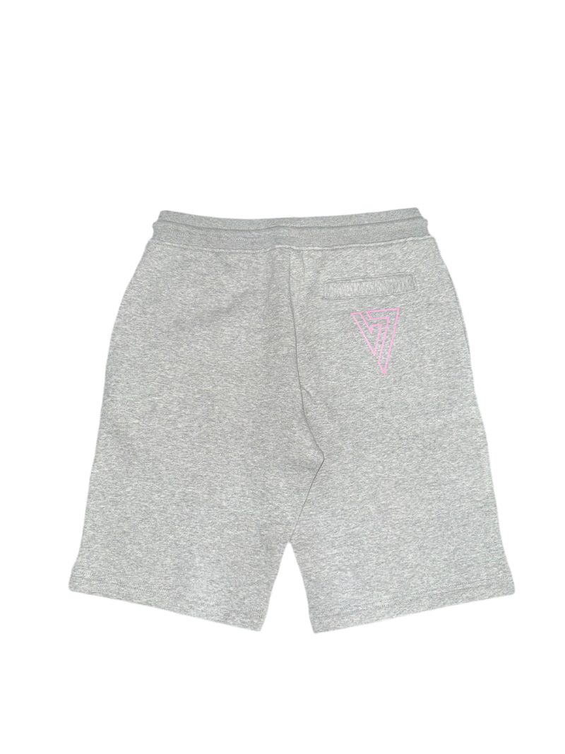 Grey & Pink luxury shorts