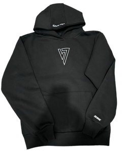 Black & White Relaxed Fit Hoodie