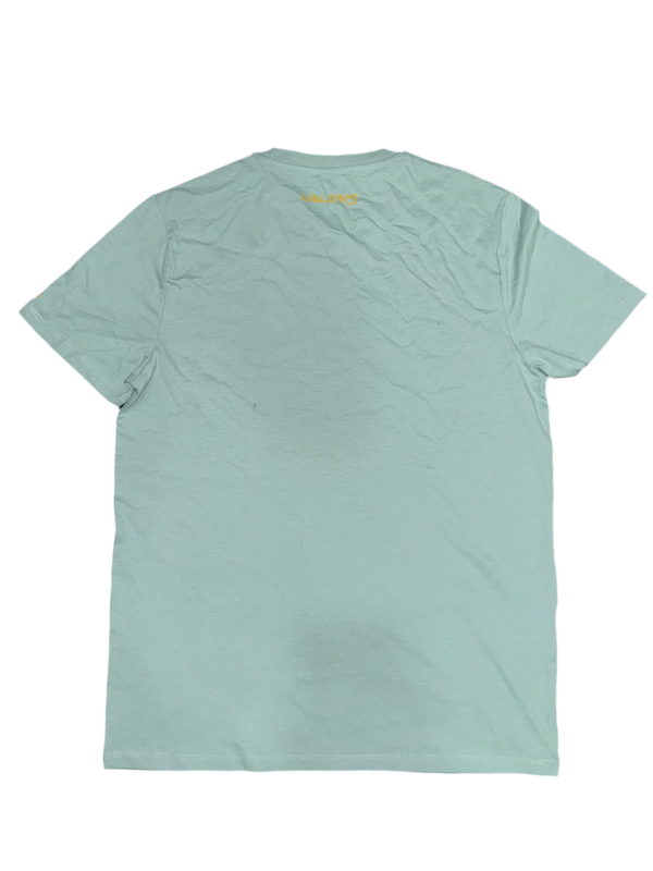 Turquoise & Orange luxury tee