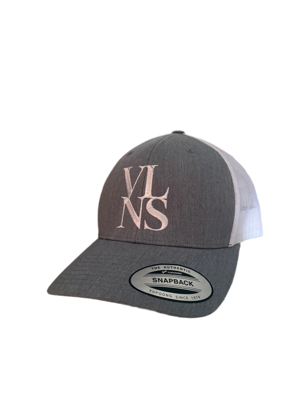 Grey & White Boxlogo Cap